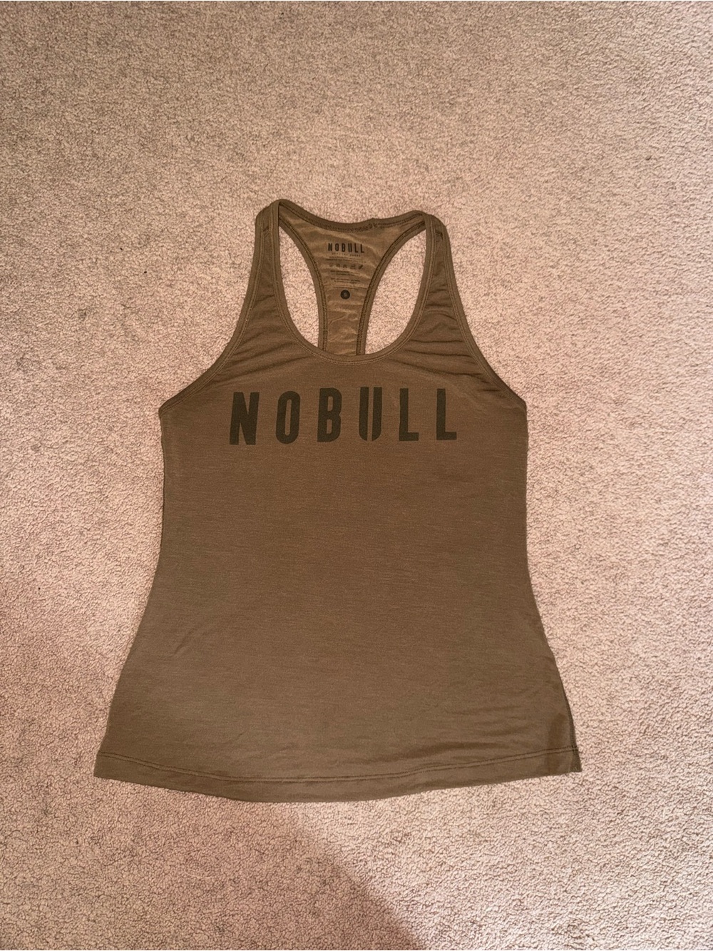 NOBULL Women's brown Racerback Tank